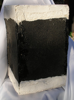 Zylinder 1, Asphalt, Beton